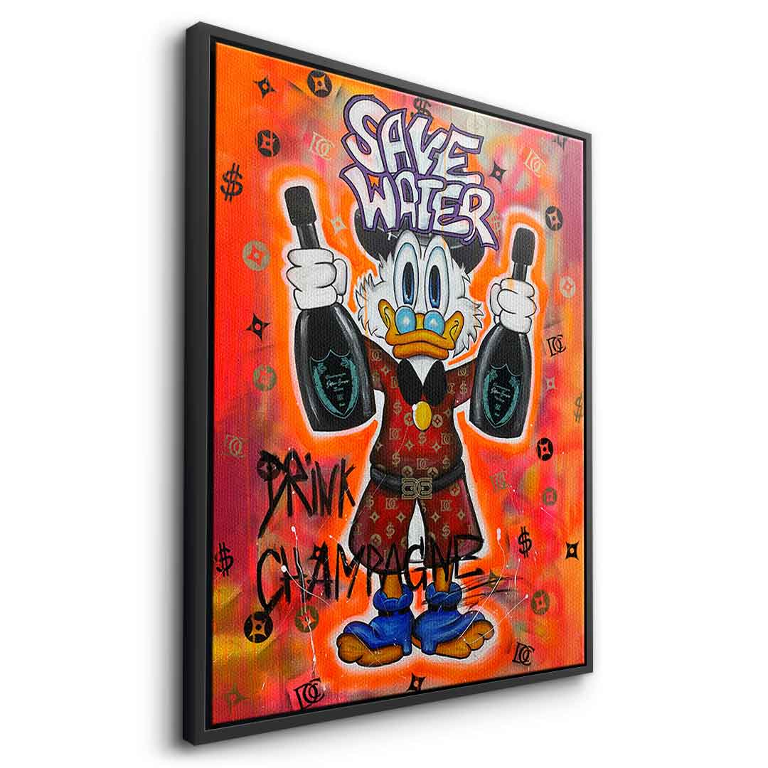 Save Water -Canvas Art