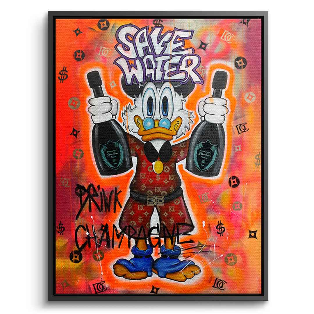 Save Water -Canvas Art