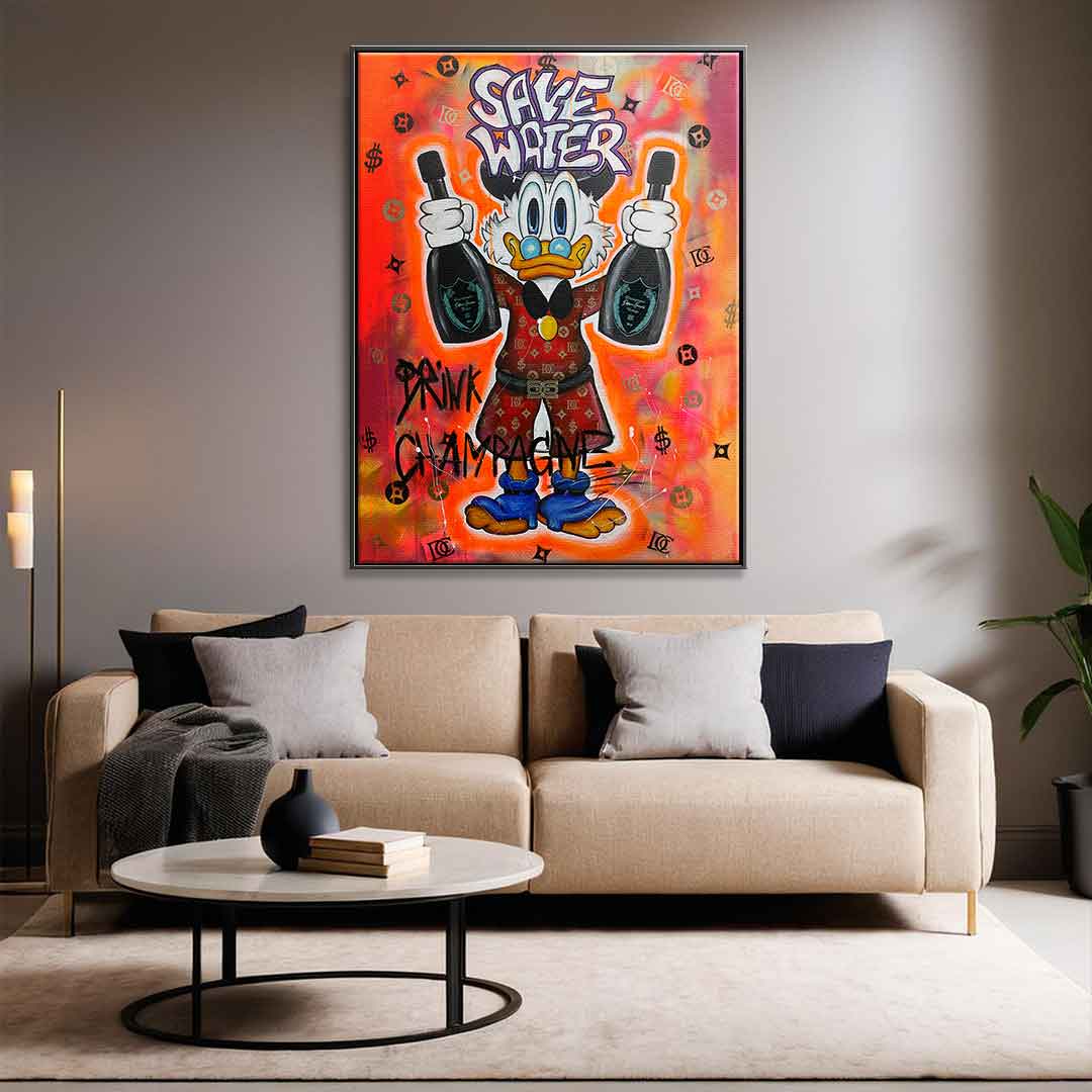 Save Water -Canvas Art